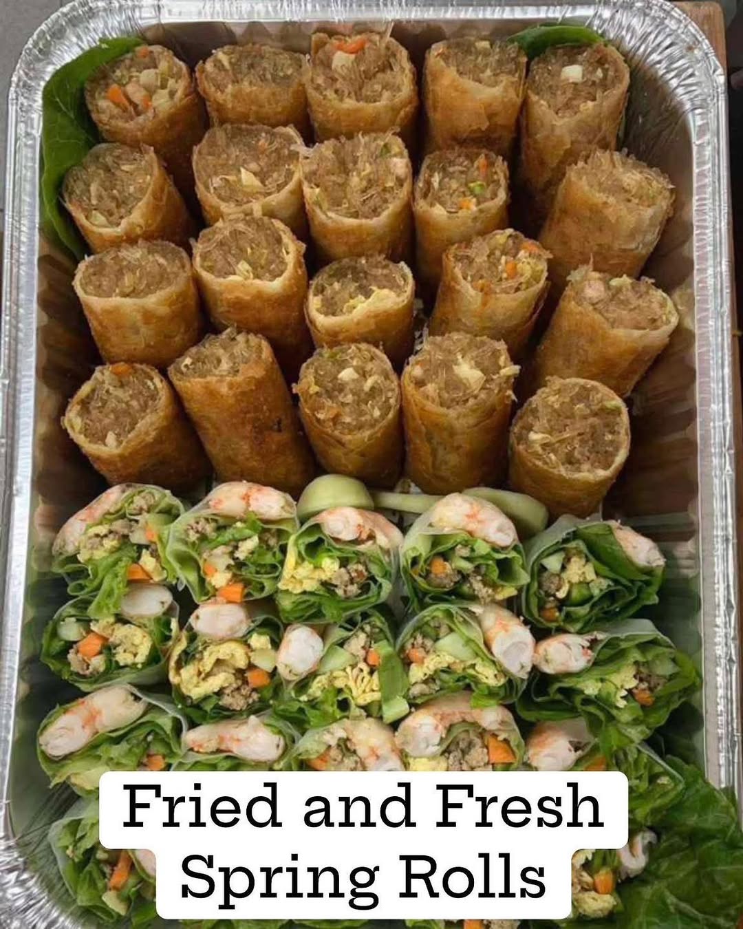 Customer delivery order — Phad Thai party tray