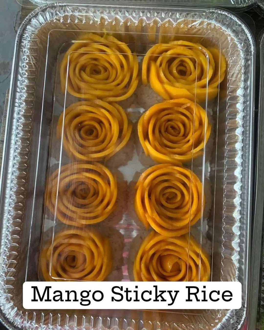 Customer delivery — Phad Thai party tray picked up for a celebration